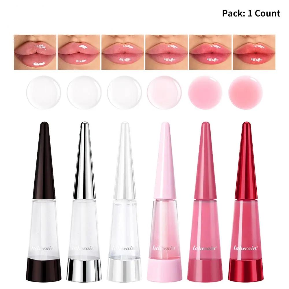 Moisturizing Lip Plumper, Nourishing Lip Gloss, Instant Fullness & Glossy Finish, Long-Lasting Moisture, Boosts Volume for Fuller-Looking Lips, Hydrating Formula, 6 Shades for All Skin Tone, Cosmetics