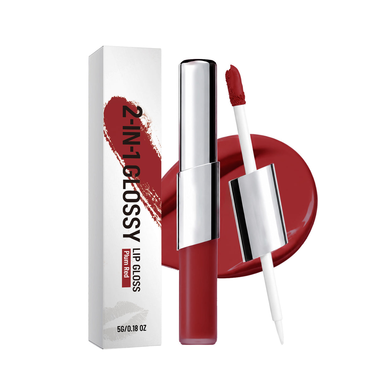 Perfect Twin Lip — Dual-Ended Liquid Lipstick with Velvet Matte Color and Glossy Shine