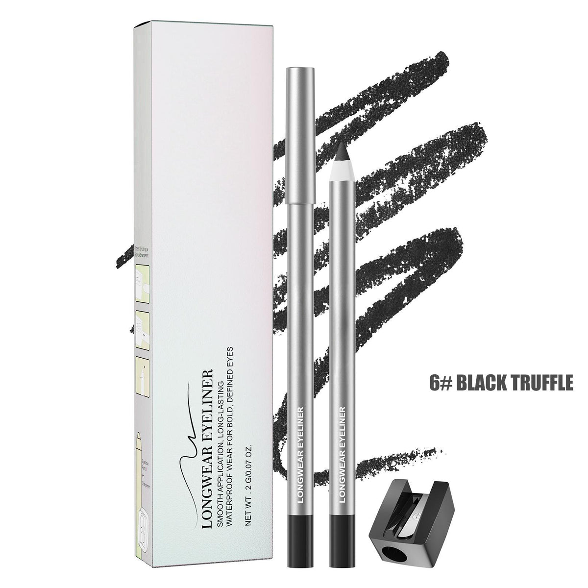 Waterproof Gel Eyeliner Pencil – 24-Hour Long-Lasting, Smudge-Proof Colored Gel Eyeliner