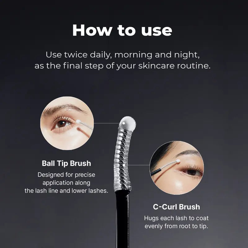 Eyelash Growth Serum, Jumbo Size 0.5fl.oz - Safe & Gentle Lashes Care, Fuller, Thicker in 2 Weeks, Non-Prostaglandin, Hormone-free