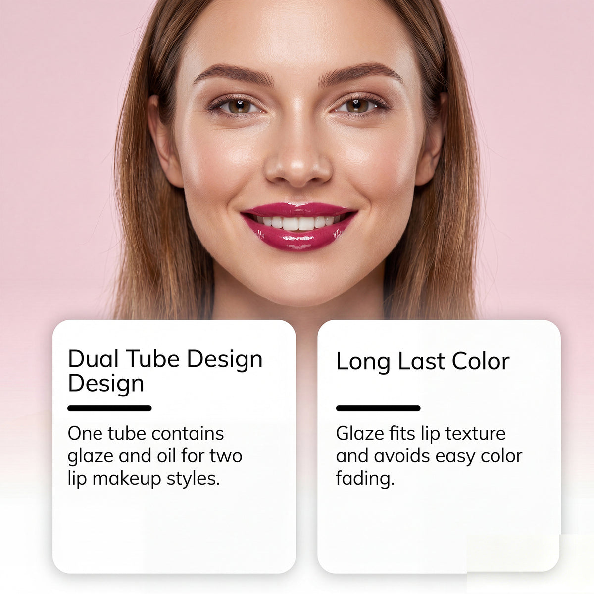 Perfect Twin Lip — Dual-Ended Liquid Lipstick with Velvet Matte Color and Glossy Shine