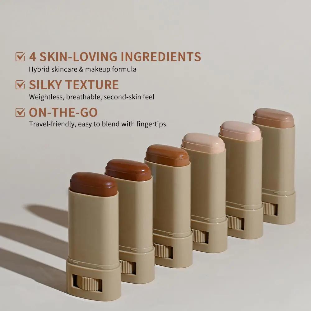 Solid Stick, Moisturizing Concealer Stick, Face Foundation, Long-Lasting Boost Skin Tint, Skin Perfector, Hydrating Creamy Formula, Lightweight Flawless Coverage, Smooth Non-Cakey Finish for Radiant Even Skin Tone, Moisture