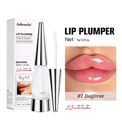 Moisturizing Lip Plumper, Nourishing Lip Gloss, Instant Fullness & Glossy Finish, Long-Lasting Moisture, Boosts Volume for Fuller-Looking Lips, Hydrating Formula, 6 Shades for All Skin Tone, Cosmetics