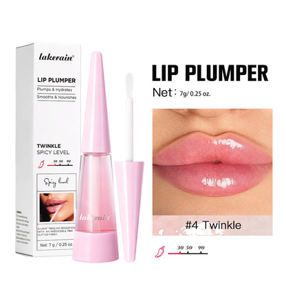Moisturizing Lip Plumper, Nourishing Lip Gloss, Instant Fullness & Glossy Finish, Long-Lasting Moisture, Boosts Volume for Fuller-Looking Lips, Hydrating Formula, 6 Shades for All Skin Tone, Cosmetics