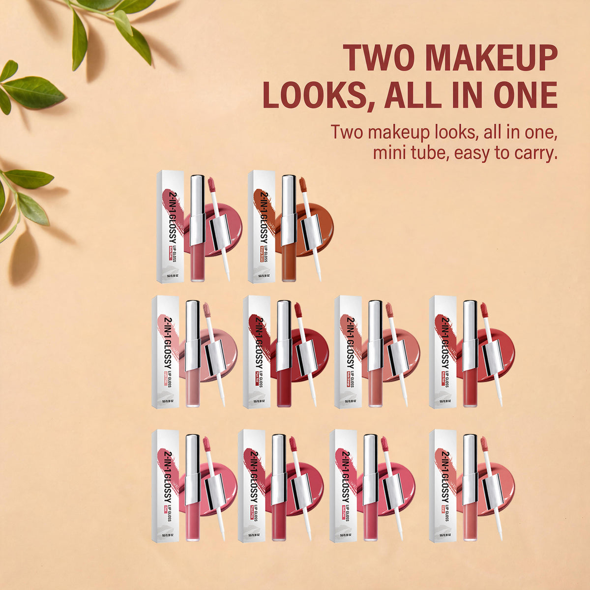 Perfect Twin Lip — Dual-Ended Liquid Lipstick with Velvet Matte Color and Glossy Shine