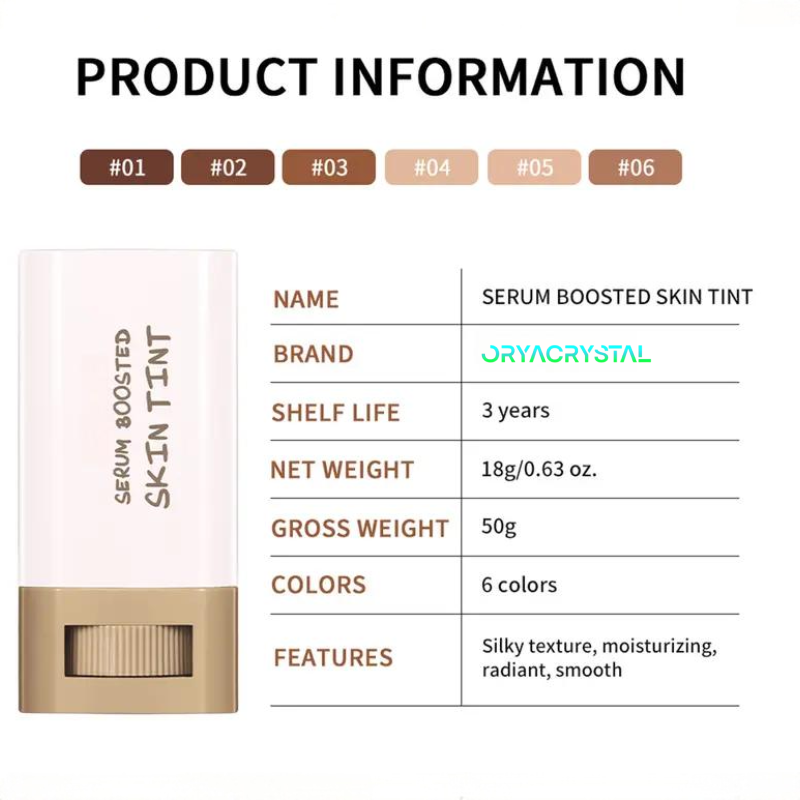 Solid Stick, Moisturizing Concealer Stick, Face Foundation, Long-Lasting Boost Skin Tint, Skin Perfector, Hydrating Creamy Formula, Lightweight Flawless Coverage, Smooth Non-Cakey Finish for Radiant Even Skin Tone, Moisture
