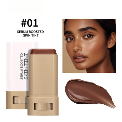 Solid Stick, Moisturizing Concealer Stick, Face Foundation, Long-Lasting Boost Skin Tint, Skin Perfector, Hydrating Creamy Formula, Lightweight Flawless Coverage, Smooth Non-Cakey Finish for Radiant Even Skin Tone, Moisture
