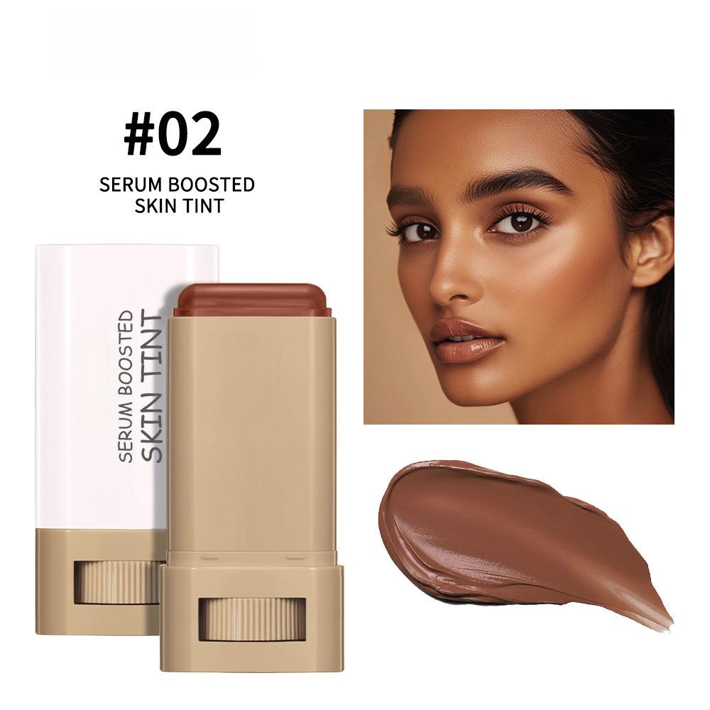 Solid Stick, Moisturizing Concealer Stick, Face Foundation, Long-Lasting Boost Skin Tint, Skin Perfector, Hydrating Creamy Formula, Lightweight Flawless Coverage, Smooth Non-Cakey Finish for Radiant Even Skin Tone, Moisture