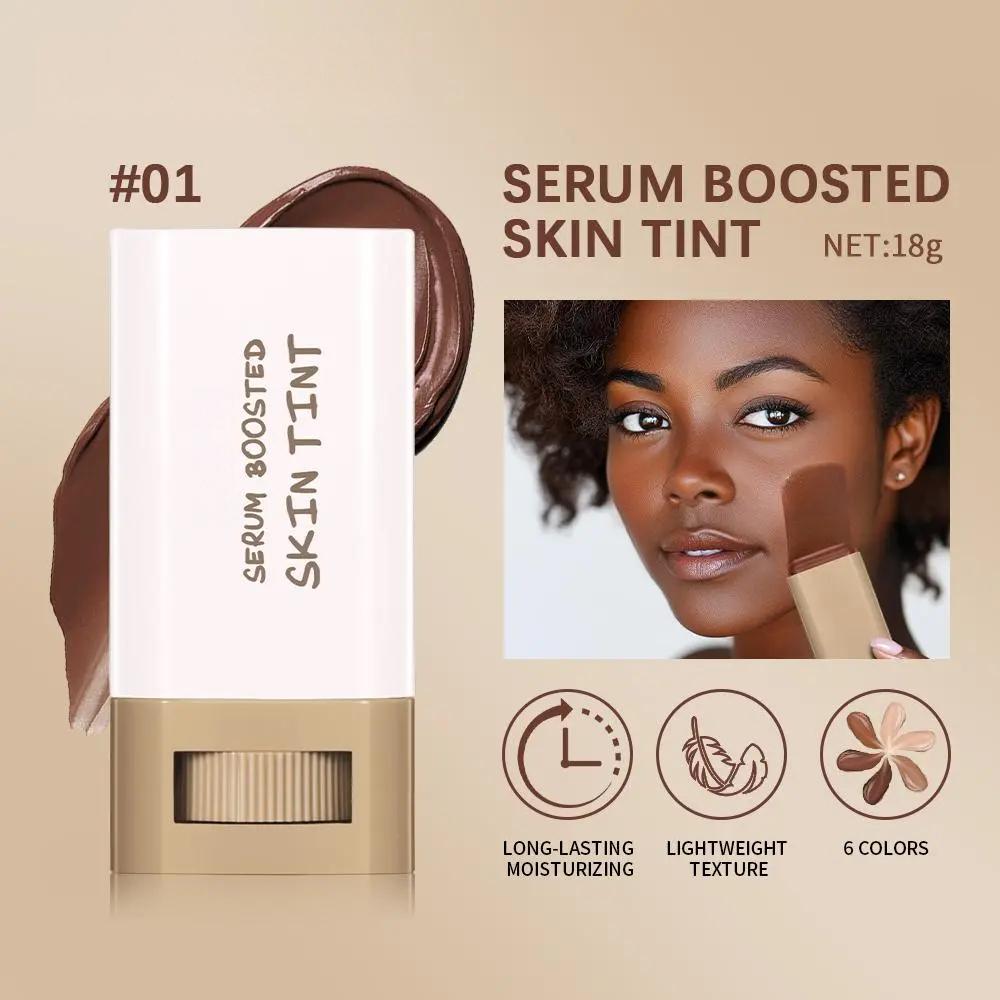 Solid Stick, Moisturizing Concealer Stick, Face Foundation, Long-Lasting Boost Skin Tint, Skin Perfector, Hydrating Creamy Formula, Lightweight Flawless Coverage, Smooth Non-Cakey Finish for Radiant Even Skin Tone, Moisture