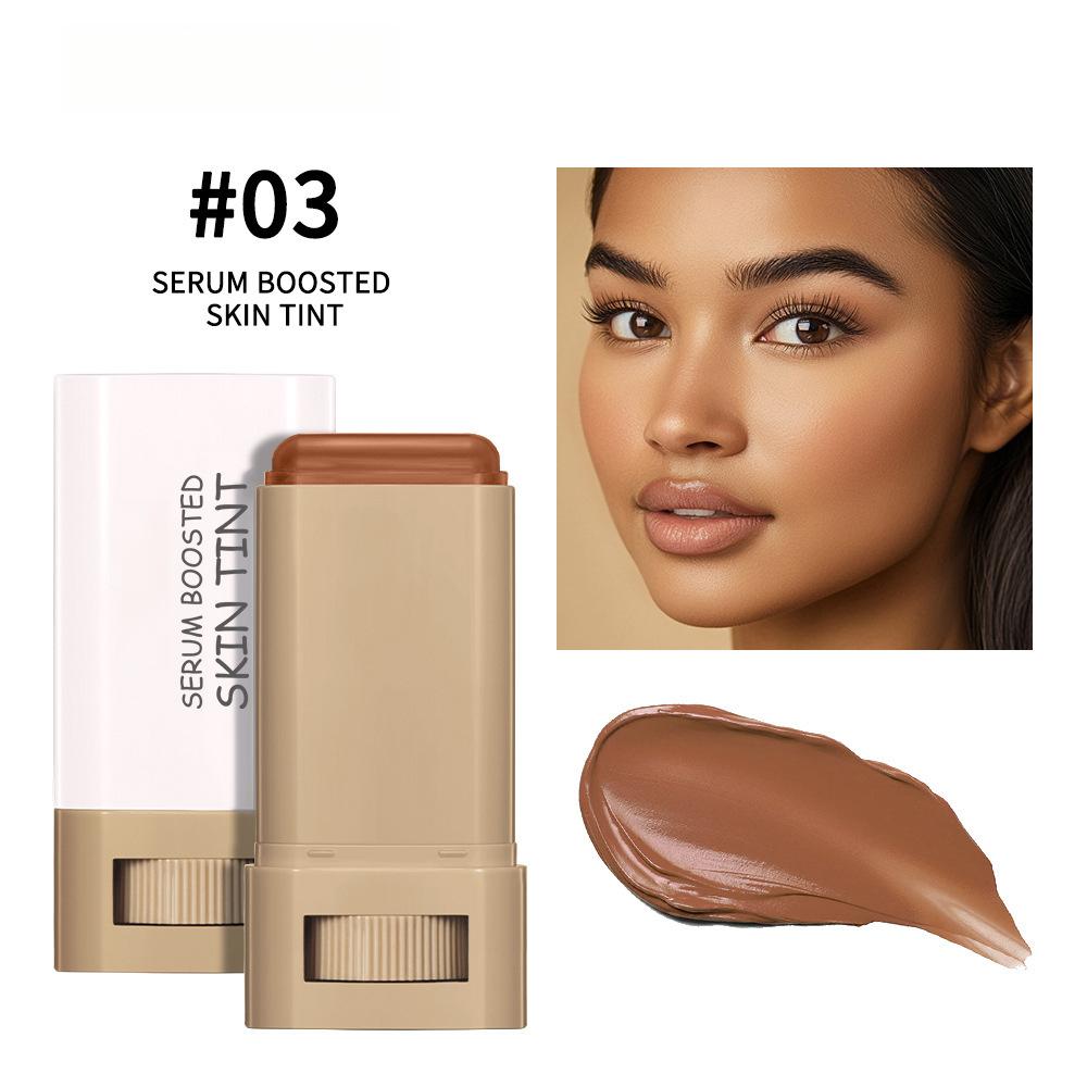 Solid Stick, Moisturizing Concealer Stick, Face Foundation, Long-Lasting Boost Skin Tint, Skin Perfector, Hydrating Creamy Formula, Lightweight Flawless Coverage, Smooth Non-Cakey Finish for Radiant Even Skin Tone, Moisture