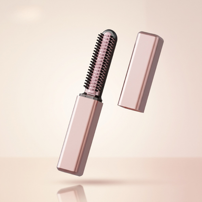 ✨Wireless Mini Hot Comb | Portable Bangs Straightener & Curler, No Heat Damage